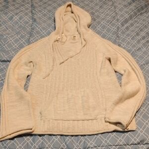 Roxy Cream Hooded Sweater